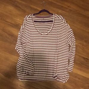 Striped long sleeve American Eagle